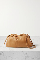 Thumbnail for your product : Mansur Gavriel Cloud Mini Gathered Leather Clutch - Tan