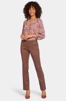 Thumbnail for your product : NYDJ Straight Leg Stretch Twill Pants