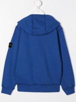 Thumbnail for your product : Stone Island Junior Logo Patch Hoodie