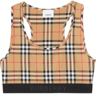 Burberry Vintage Check sports bra