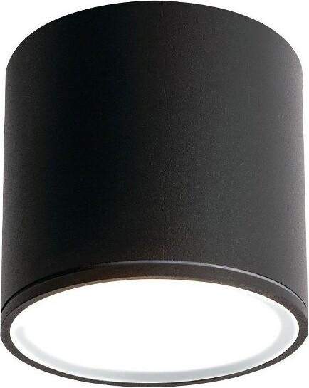 AFX AFXEverly1-LightFlushMountinBlack