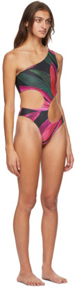 Louisa Ballou Pink Carve One-Piece Swimsuit