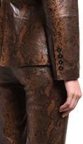 Thumbnail for your product : J Brand Londyn Snake Printed Leather Jacket