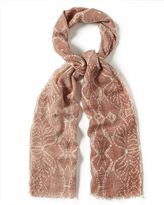 Thumbnail for your product : Jaeger Wool Silk Lace Print Scarf