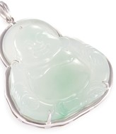 Thumbnail for your product : Lc Collection Jade Jade 18k white gold Buddha pendant
