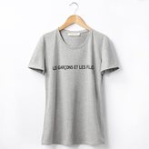 Thumbnail for your product : La Redoute SEZANE Short-Sleeved Round Neck T-Shirt With Print Motif