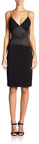 Thumbnail for your product : L'Agence Woven-Paneled Pencil Dress