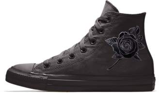 Nike Converse Custom Chuck Taylor All Star Rose Embroidery High Top Shoe