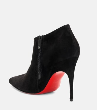 Christian Louboutin Gorgona 100 suede ankle boots