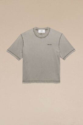 AMI Paris Fade Out T-shirt Grey Unisex