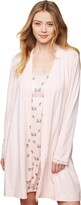 Thumbnail for your product : Motherhood Maternity womens Tie Front Nursing Robe With Lace Trim Sleeve