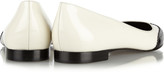 Thumbnail for your product : Saint Laurent patent-leather point-toe flats