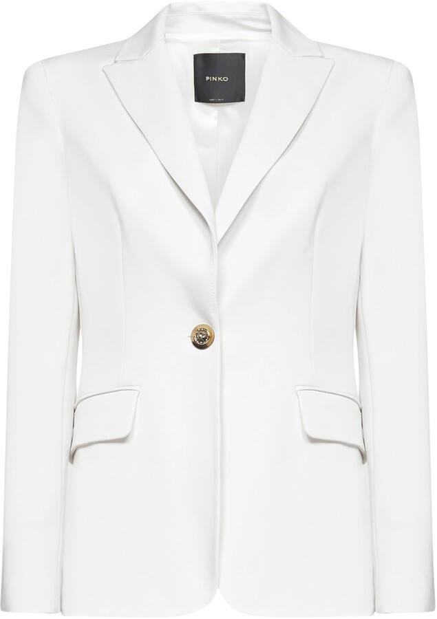 white fitted jackets
