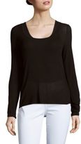 Thumbnail for your product : Splendid Solid Long-Sleeve Blouse