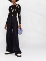 Thumbnail for your product : Giambattista Valli High-Waisted Flared Trousers