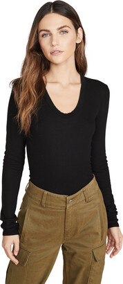 Enza Costa Rib Fitted Top