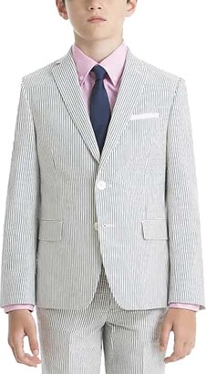 Lauren Ralph Lauren Boys (Size 8-20) Men's Suit Separates Coat Blue/White  Seersucker - ShopStyle