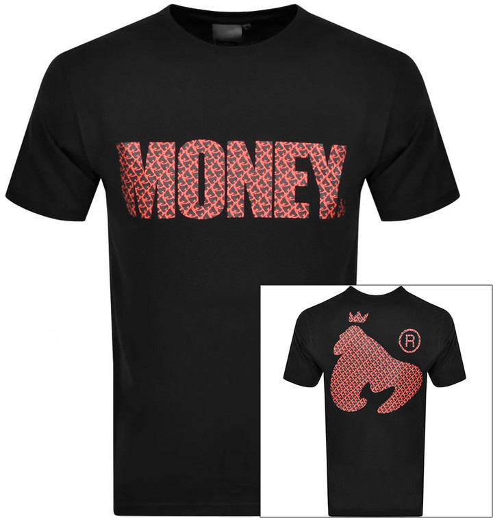 money jumper black and red