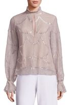 Thumbnail for your product : Alexis Lucy Metallic Lace Top