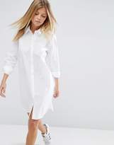 Thumbnail for your product : ASOS DESIGN cotton mini shirt dress