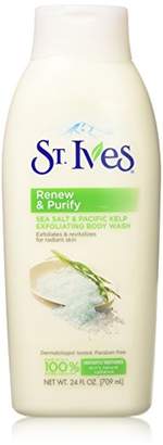 St. Ives Renew and Purify Body Wash - Purify Salt - 24 oz