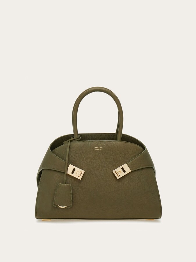 Ferragamo Women Hug handbag (M) Green