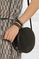 Thumbnail for your product : Chan Luu Rose gold-plated and leather five wrap bracelet
