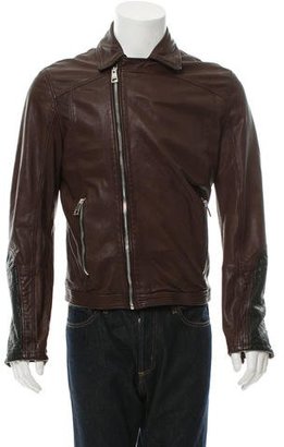 Just Cavalli Leather Biker Jacket