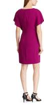 Thumbnail for your product : Ralph Lauren Ruffle-Overlay Crepe Dress