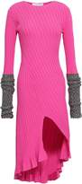 Thumbnail for your product : Esteban Cortazar Lame-trimmed Stretch-knit Mini Dress