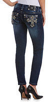 Thumbnail for your product : Miss Me Cross-Pocket Skinny Jeans
