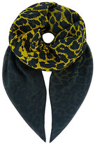 Thumbnail for your product : McQ Animal print silk scarf