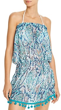 turquoise swim cover up