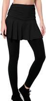 Thumbnail for your product : Wantdo Women's Yoga Leggings Layered Mini Skirt Active Sport Tight Pants (,L)