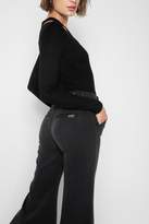 Thumbnail for your product : 7 For All Mankind Palazzo Pant With Front Seam Splits In Noir