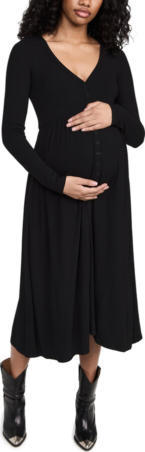 Hatch The Softest Rib Nursing Dress