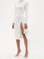 Thumbnail for your product : Wolford X Amina Muaddi - High-neck Jersey Dress - White