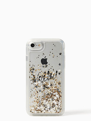 Kate Spade Liquid glitter voila iphone 7 case