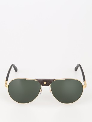 Cartier Aviator Frame Sunglasses