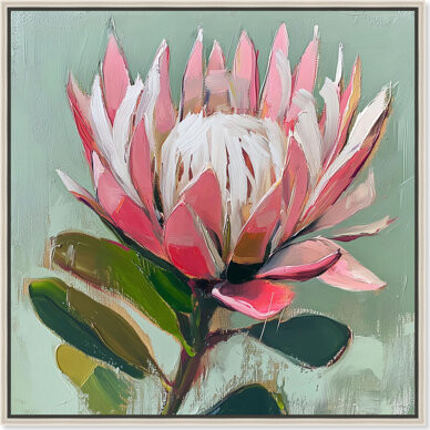 Art Remedy Royal Decree in Botanical Art Canvas Print