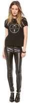 Thumbnail for your product : Plush Faux Leather Paneled Leggings