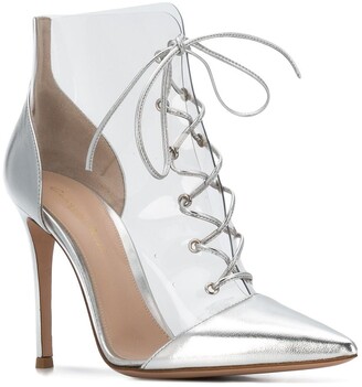 Gianvito Rossi Lace-Up Ankle Boots
