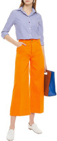 Thumbnail for your product : VVB Cropped High-rise Wide-leg Jeans