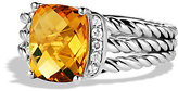 Thumbnail for your product : David Yurman Petite Wheaton Ring with Amethyst and Diamonds