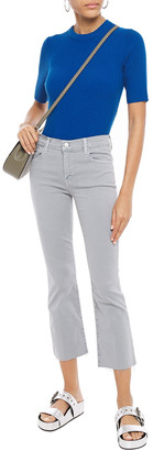 J Brand Selena Cropped Mid-rise Bootcut Jeans