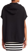 Thumbnail for your product : Akris Punto Hooded Cap Sleeve Stretch-Wool Vest