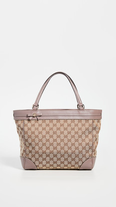 Shopbop Archive Gucci Mayfair Tote Monogrammed Canvas Bag