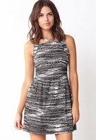 Thumbnail for your product : Forever 21 contemporary retro blurred lines dress