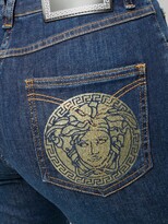 Thumbnail for your product : Versace Medusa print skinny jeans