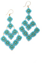 Thumbnail for your product : Miguel Ases Beaded Arrow Earrings